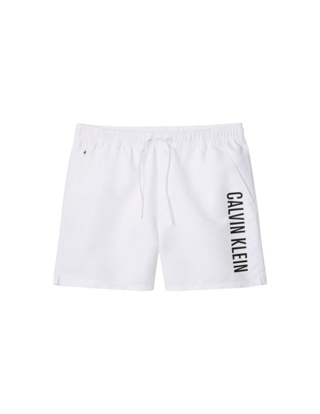 Calvin Klein Jeans short de bain homme blanc imprimé