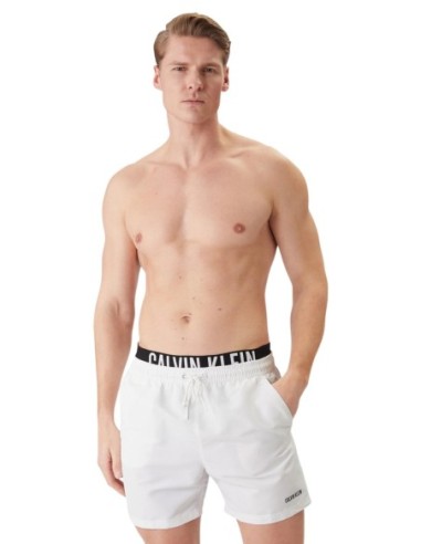 Calvin Klein Jeans short de bain homme blanc