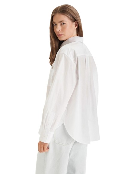 Calvin Klein Jeans chemise femme blanche coton
