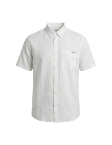 Calvin Klein Jeans chemise homme blanche lin