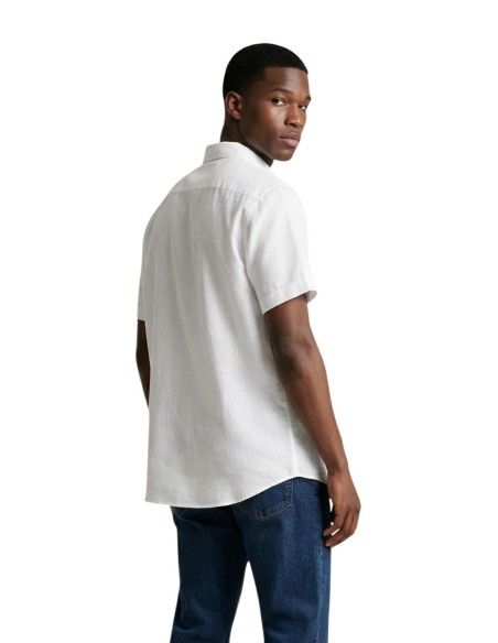 Calvin Klein Jeans chemise homme blanche lin
