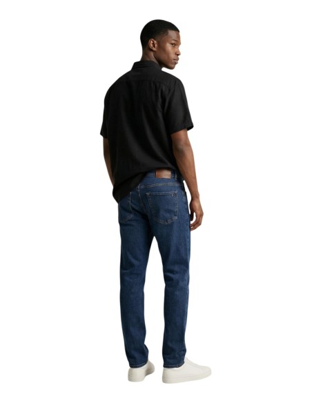 Calvin Klein Jeans chemise homme noire lin