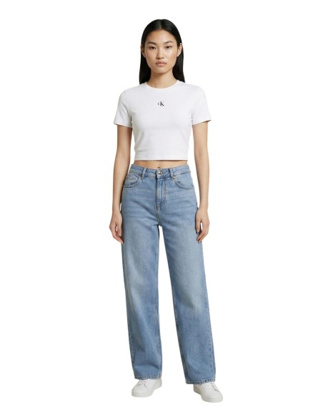 Calvin Klein Jeans t-shirt femme beige