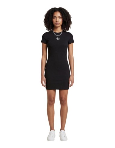 Calvin Klein Jeans robe femme noire imprimée