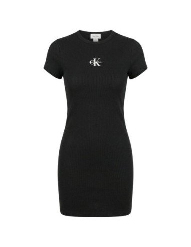 Calvin Klein Jeans robe femme noire imprimée
