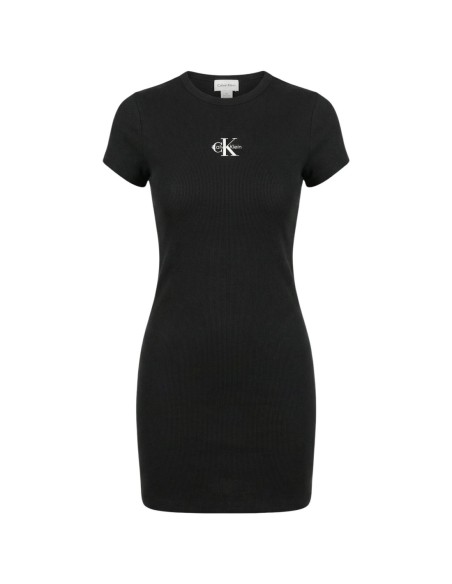 Calvin Klein Jeans robe femme noire imprimée