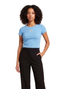 Calvin Klein Jeans t-shirt femme bleu azur