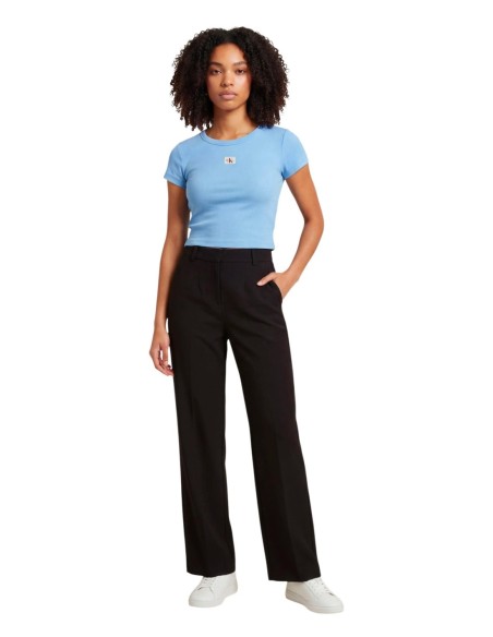 Calvin Klein Jeans t-shirt femme bleu azur