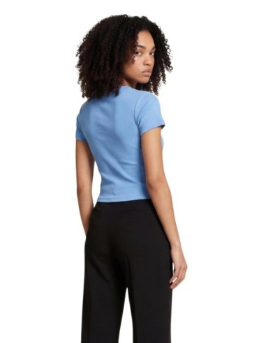 Calvin Klein Jeans t-shirt femme bleu azur