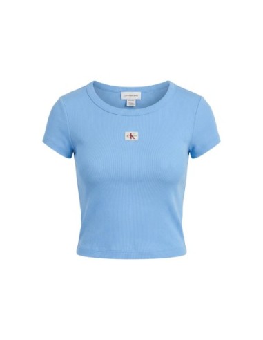 Calvin Klein Jeans t-shirt femme bleu azur