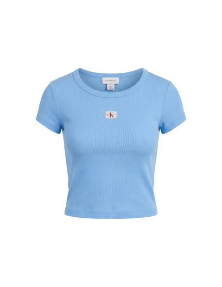 Calvin Klein Jeans t-shirt femme bleu azur