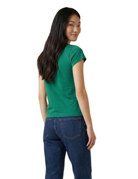 Calvin Klein Jeans t-shirt femme vert stretch
