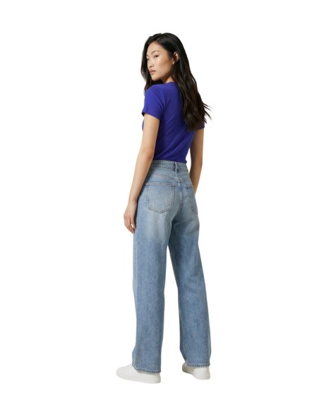 Calvin Klein Jeans t-shirt femme bleu stretch