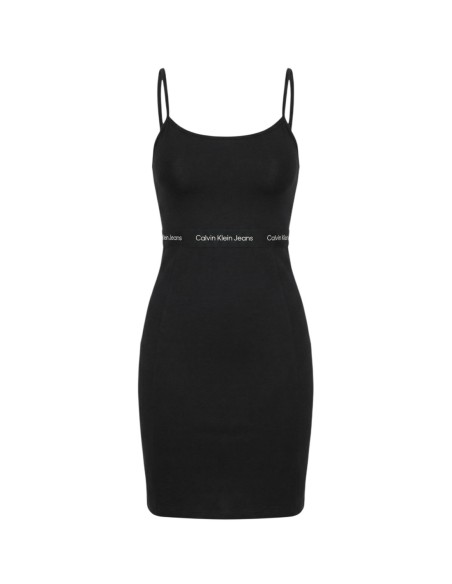 Calvin Klein Jeans robe femme noire encolure carrée