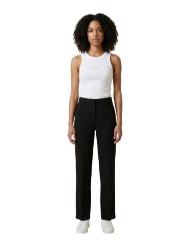 Calvin Klein Jeans débardeur femme blanc coton stretch