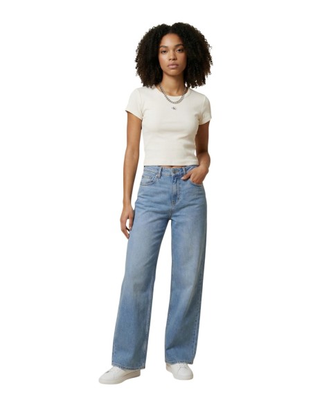 Calvin Klein Jeans t-shirt femme beige