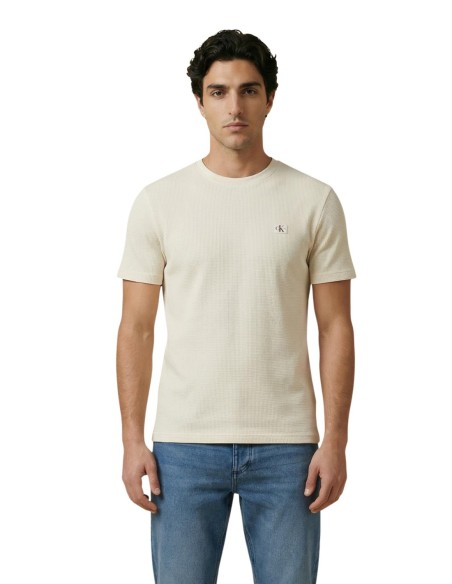 Calvin Klein Jeans t-shirt homme beige
