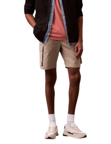 Calvin Klein Jeans bermuda homme beige stretch