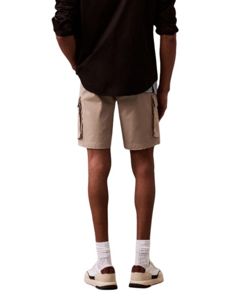 Calvin Klein Jeans bermuda homme beige stretch