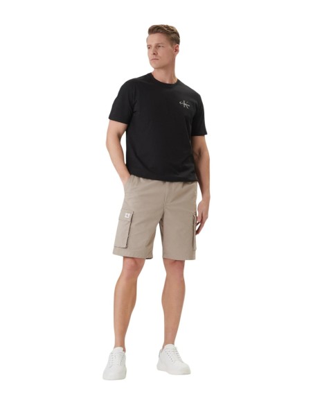 Calvin Klein Jeans bermuda homme beige stretch