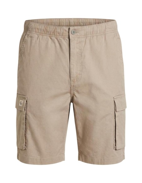Calvin Klein Jeans bermuda homme beige stretch