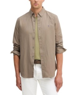 Calvin Klein Jeans chemise homme beige coton stretch
