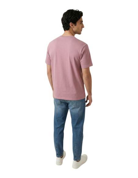 Calvin Klein Jeans t-shirt homme rose imprimé