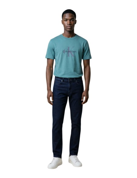 Calvin Klein Jeans t-shirt homme vert imprimé