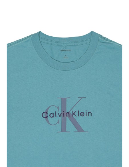 Calvin Klein Jeans t-shirt homme vert imprimé