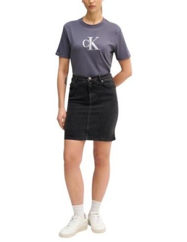 Calvin Klein Jeans t-shirt femme gris imprimé