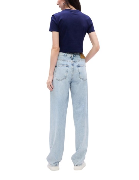 Calvin Klein Jeans top femme bleu imprimé