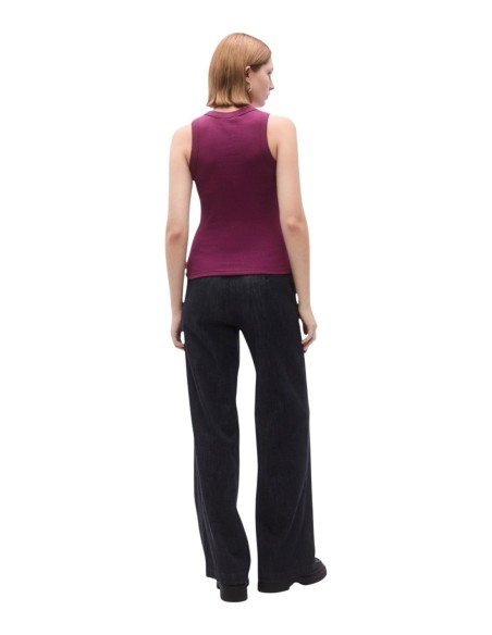 Calvin Klein Jeans débardeur femme bordeaux