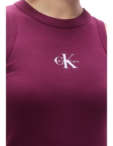 Calvin Klein Jeans débardeur femme bordeaux
