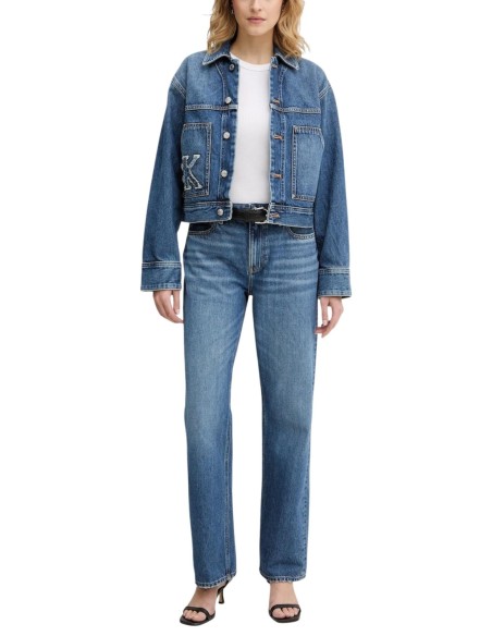 Calvin Klein Jeans jean femme bleu azur