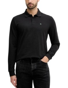 Calvin Klein Jeans polo homme noir manches longues