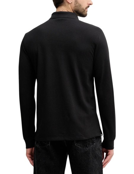Calvin Klein Jeans polo homme noir manches longues