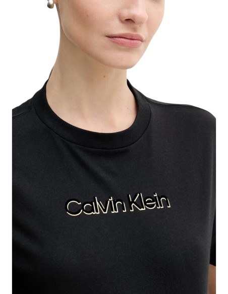 Calvin Klein Jeans t-shirt femme noir coton