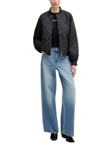 Calvin Klein Jeans t-shirt femme noir coton