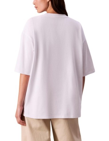 Calvin Klein Jeans t-shirt femme blanc imprimé