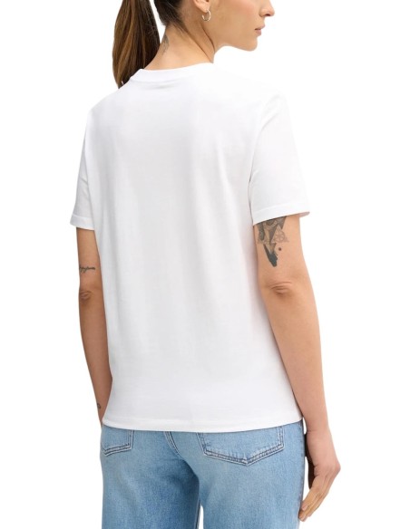 Calvin Klein Jeans t-shirt femme blanc coton