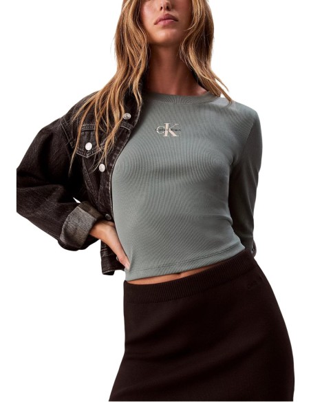 Calvin Klein Jeans pull femme vert