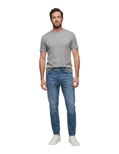Calvin Klein Jeans t-shirt homme gris coton