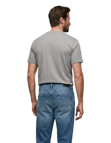 Calvin Klein Jeans t-shirt homme gris coton