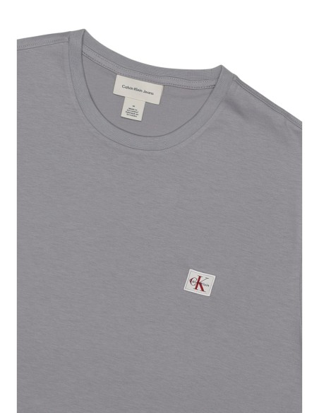 Calvin Klein Jeans t-shirt homme gris coton