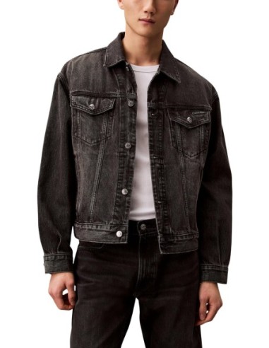 Calvin Klein Jeans veste homme noire coton