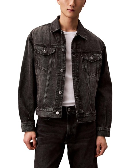 Calvin Klein Jeans veste homme noire coton