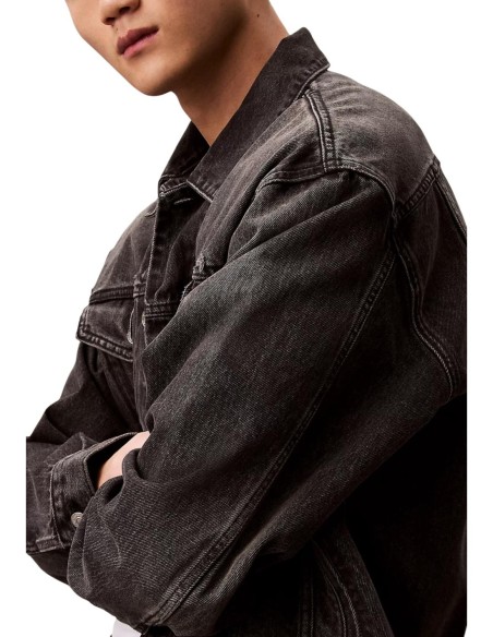 Calvin Klein Jeans veste homme noire coton