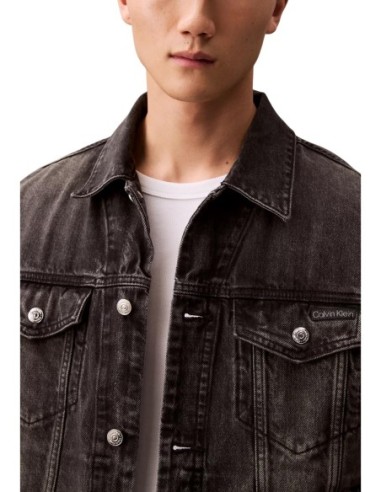 Calvin Klein Jeans veste homme noire coton