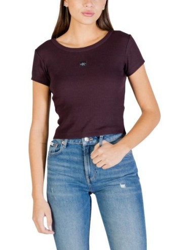Calvin Klein Jeans t-shirt femme marron