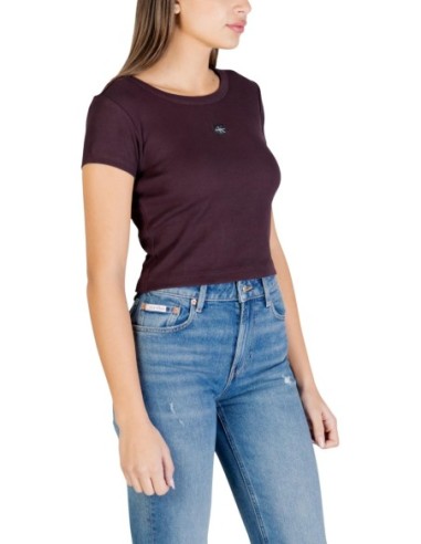Calvin Klein Jeans t-shirt femme marron